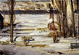George Wesley Bellows A Morning Snow painting